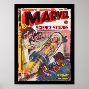 Poster Marvel Science Stories v01 n05 (1939-04-05.Western