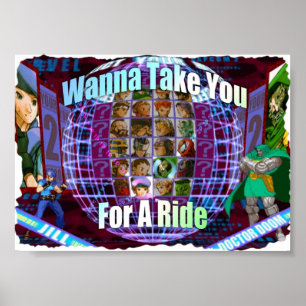 Poster Marvel vs Capcom 2 Vous voulez vous emmener en bal