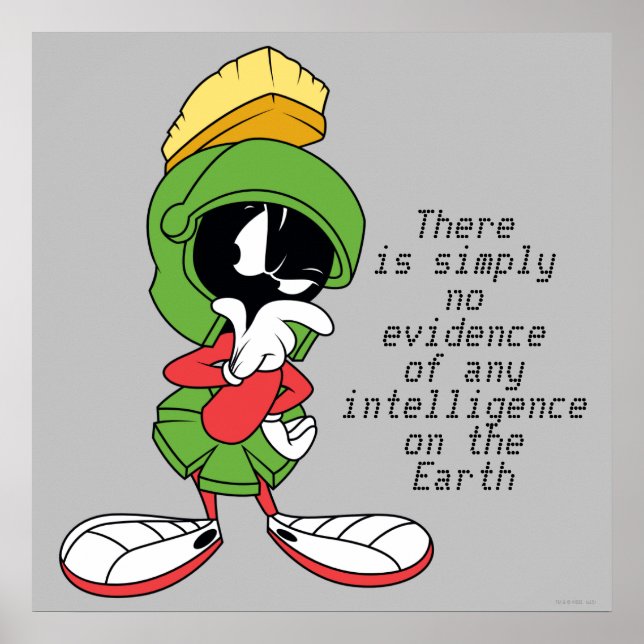 Poster MARVIN LA pensée MARTIAN™ (Devant)