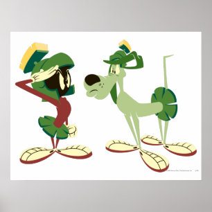 Poster MARVIN LE MARTIAN™ et K-9 2