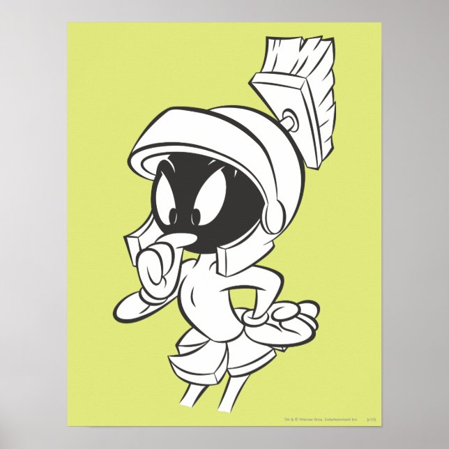 Poster MARVIN LE MARTIAN™ EXpressif (Devant)