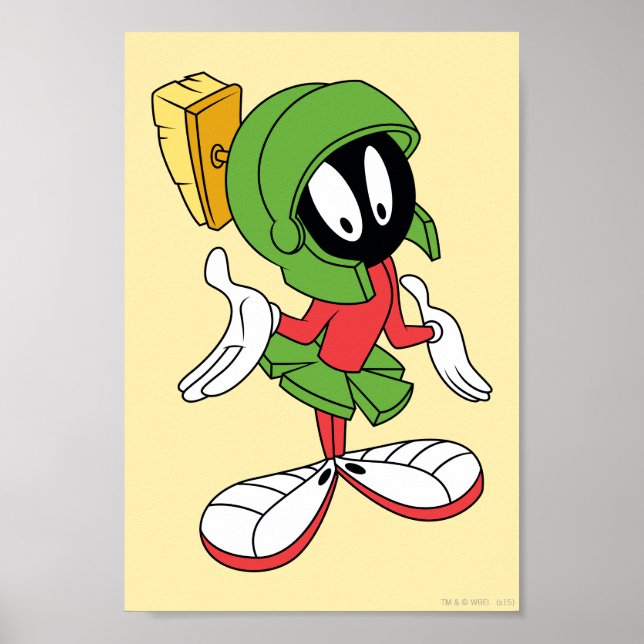 Poster MARVIN THE MARTIAN™ Shrug (Devant)
