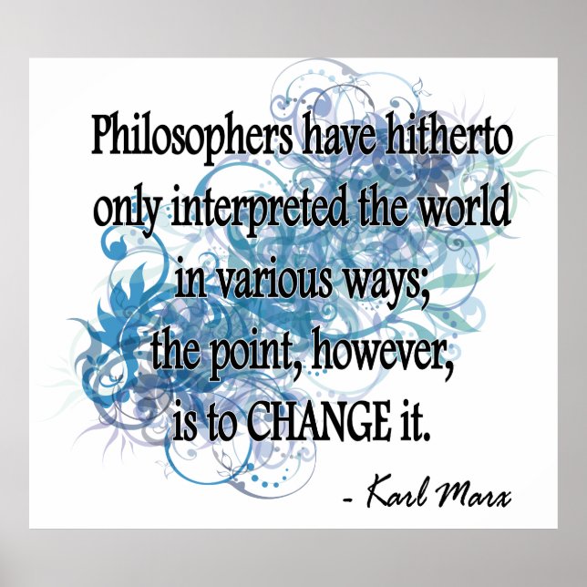 Poster Marx (Devant)