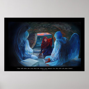 Poster Mary à la tombe du Christ