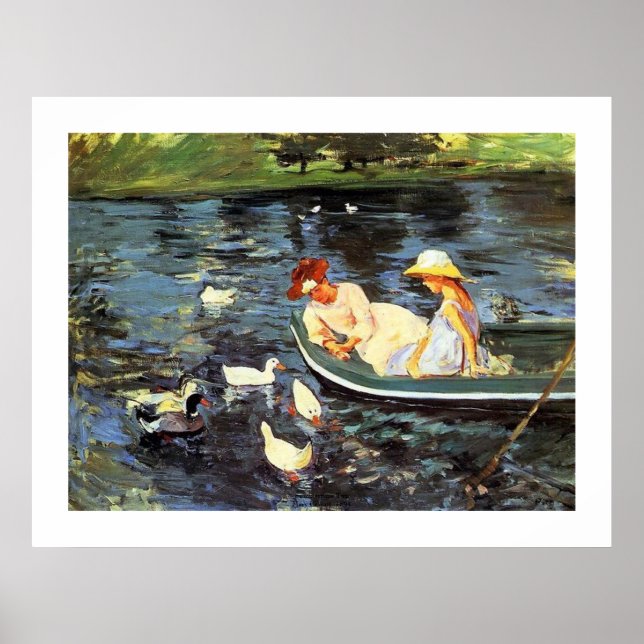 Poster Mary Cassatt, Heure d'été Deux (Devant)