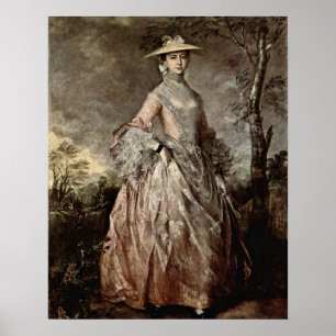 Poster Mary Countess Howe par Thomas Gainsborough