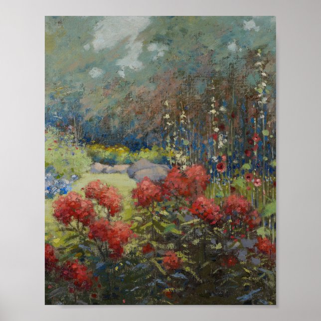 Poster Mary Hiester Reid - A Garden (Devant)