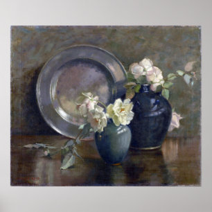 Poster Mary Hiester Reid Une étude sur les gris