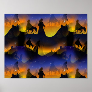 Poster Mary & Joseph Christmas Nativity