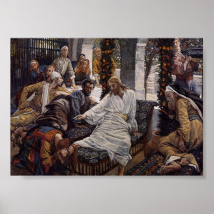 Poster Mary lavant des pieds de Jésus