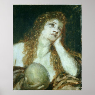 Poster Mary Magdalene contrite, 1873