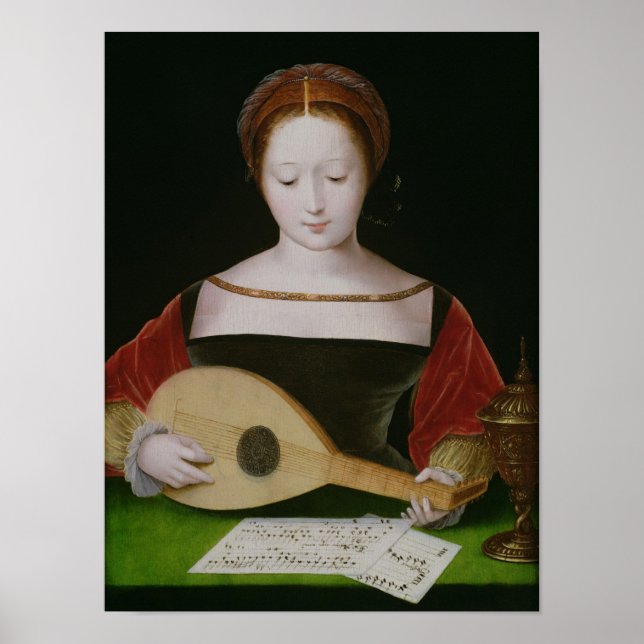 Poster Mary Magdalene en train de jouer (Devant)