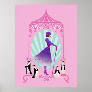 Poster Mary Poppins et Pingouins
