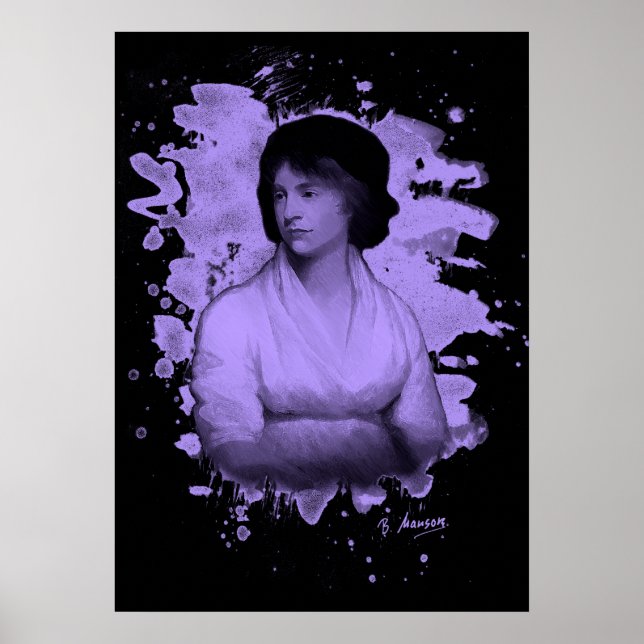 Poster Mary Shelley (Wollstonecraft) (Devant)