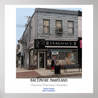 Poster Maryland de Baltimore