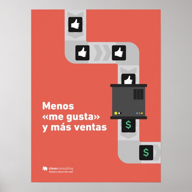 Poster Más ventas con descuento (Devant)