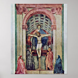 Poster Masaccio - Trinity ? ? ? ? ? ? : De Drie-Eenheid