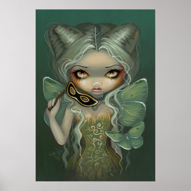 Poster Mascarade des papillons de nuit ART IMPRIMER papil (Devant)