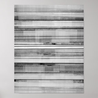 Poster 'Masculine' Art Abstrait noir et blanc