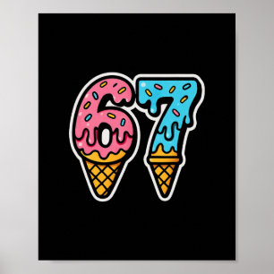 Poster Mason 67 Glace Mignon Mème Six Sept