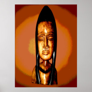 POSTER MASQUE AFRICAINE