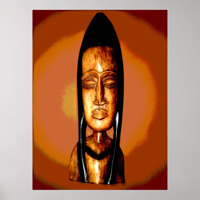POSTER MASQUE AFRICAINE (Devant)