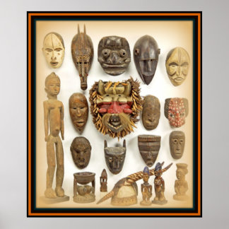 Poster Masque d'Afrique