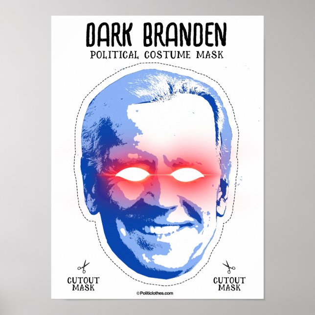 Poster Masque de costume de marque foncée (Devant)