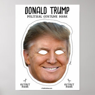 Poster Masque de costume Donald Trump