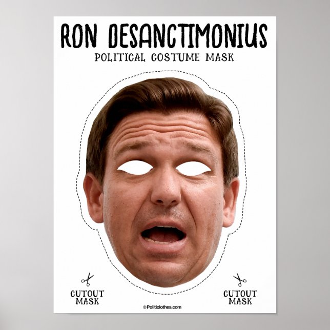 Poster Masque de costume Ron Desanctimonious (Devant)