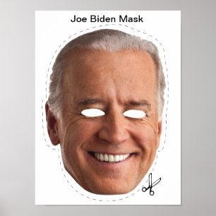 Poster Masque de Joe Biden Halloween