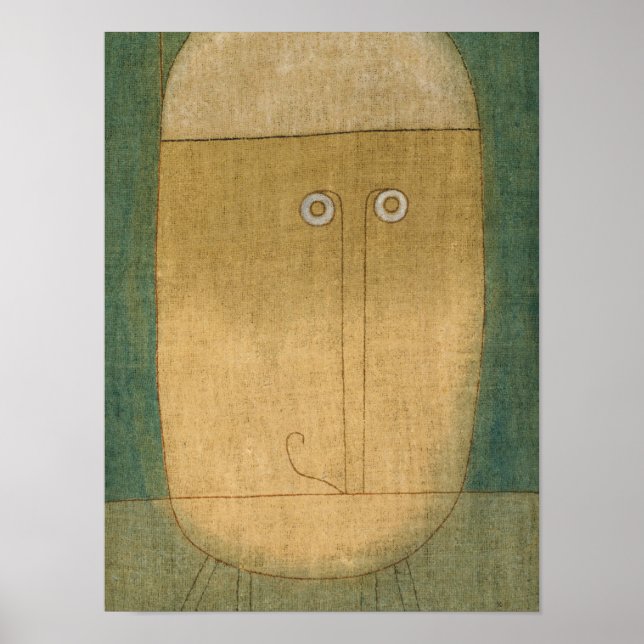 Poster Masque de la peur, 1932 par Paul Klee (Devant)