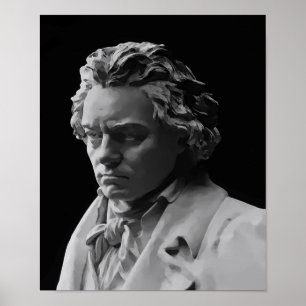 POSTER MASQUE DE MORT DE BEETHOVEN