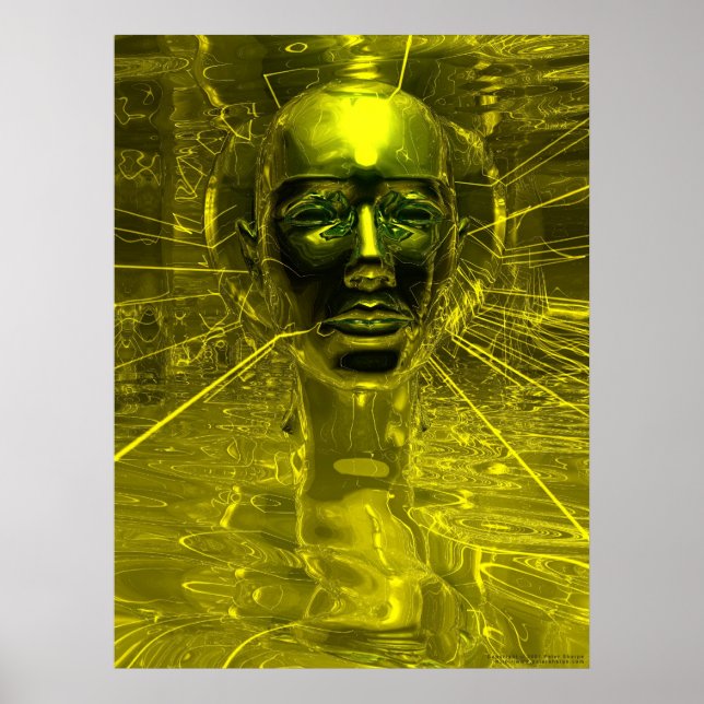 Poster Masque de Nefertiti (Devant)