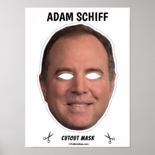 Poster Masque d'Halloween ADAM SCHIFF