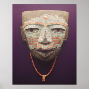 Poster Masque funèbre de Teotihuacan