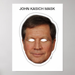 Poster Masque John Kasich