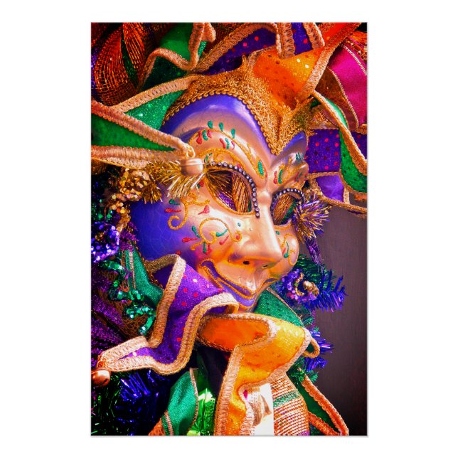 Poster Masque Mardi Gras (Devant)
