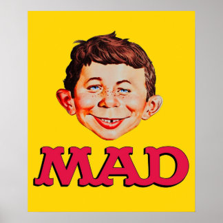 Poster Masque Sticker Mad Magazine