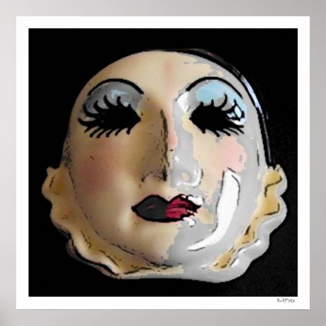 Poster Masque théâtral (Devant)