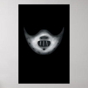 Poster Masquer le mal Hannibal Lecters masque