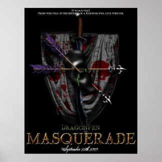 Poster Masquerade DragonFen