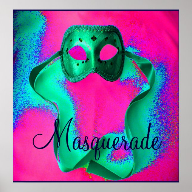 Poster "Masquerade I" - Personnalisable (Devant)
