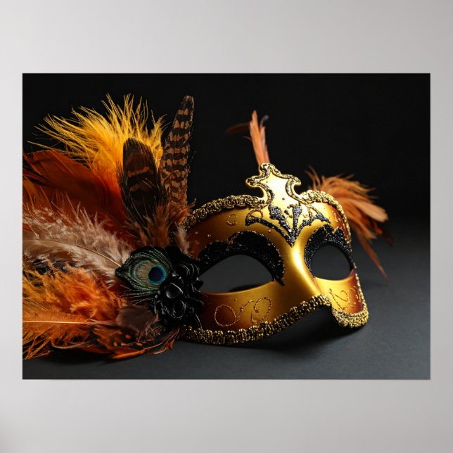 Poster masques de carnaval (Devant)