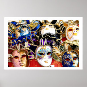 Poster Masques de carnaval