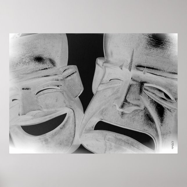 Poster Masques d'émotions (Devant)