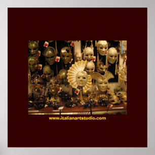 Poster Masques vénitiens