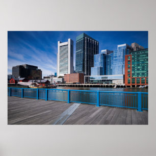 Poster Massachusetts, Boston, Banque de la Réserve fédéra