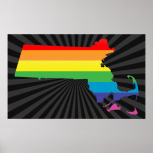 Poster massachusetts pride.