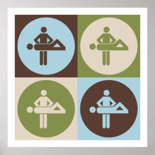 Poster Massage Pop Art